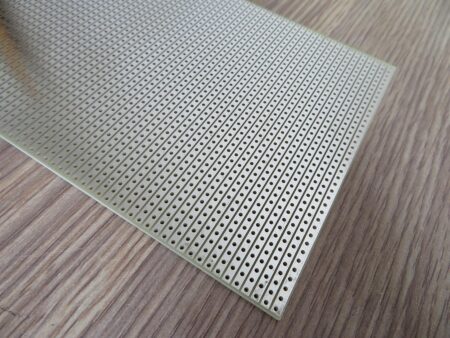 FR4 Stripboard Line 10x15cm Single-Sided — Prototype Matrix PCB Board for Circuit Building