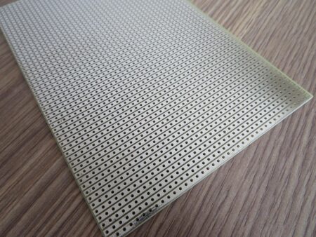FR4 Stripboard Line 10x15cm Single-Sided — Prototype Matrix PCB Board for Circuit Building