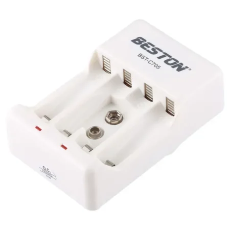 Beston BST-C705 Universal Battery Charger for AA AAA and 9V Batteries