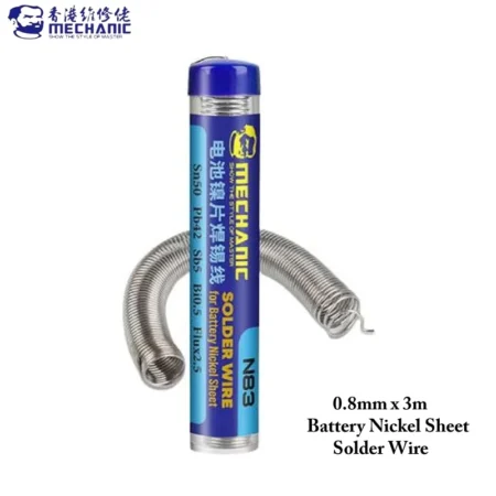 MECHANIC N83 Nickel Sheet Soldering Wire 0.8mm for Mobile Phone Battery