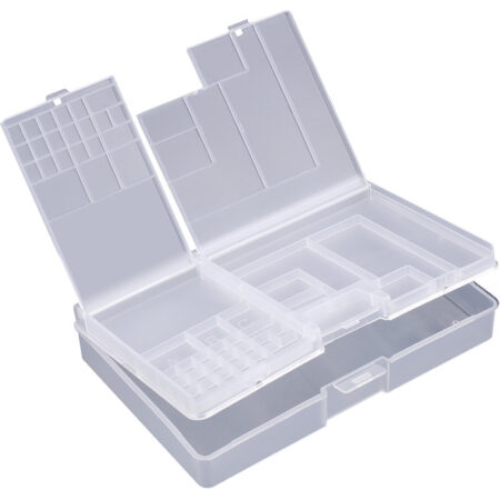 Multifunction Repair Storage Box – Transparent Organizer 180×115×35mm