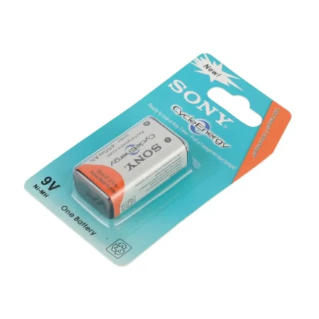 Sony Rechargeable 9V 450mAh NiMH Battery – Long Life, Eco-Friendly Power