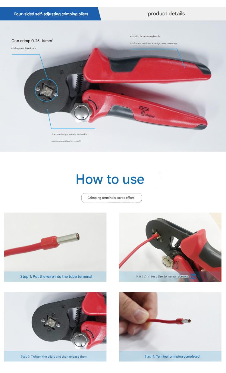 TOPLIA NP021002 Automatic Self-Adjusting Crimping Tool – 0.25–16mm² – Square Crimp 3 cbe1b352 9446 4980 b5b7 c6865ccfdc65 3 1