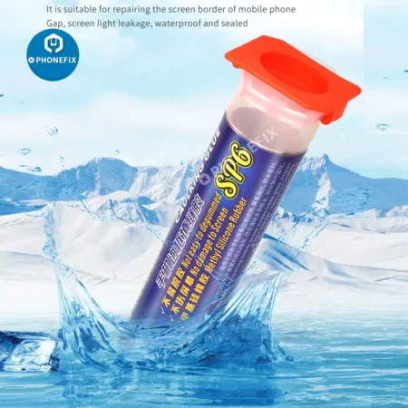 MECHANIC SP6 Mobile Phone Frame Caulking Glue – 30ml (Black)