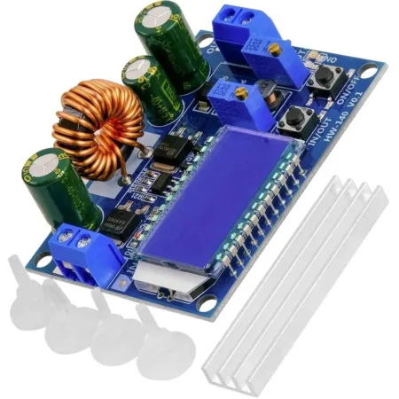 HW-140 DC-DC Buck Boost Converter Step Up/Down with LCD Display – Adjustable Power Supply Module
