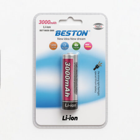 BESTON 18650 Li-ion 3000mAh Rechargeable Battery