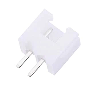 JST-XH 2.54mm 2-Pin Connector – XH-2A Straight Vertical Type