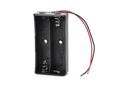 18650 Battery Holder 2 Cells with Wires – 2 Cells in Series