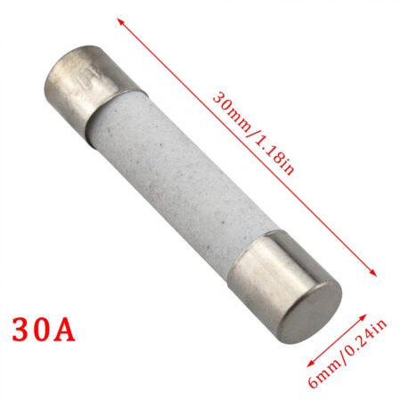 Ceramic Fuse 30A 30mm T6  