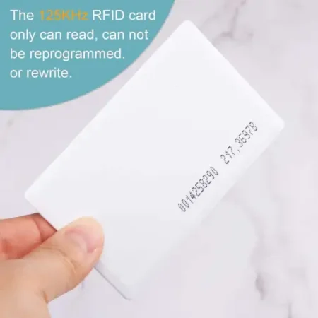 125kHz RFID Thick Card (VISID‑EM, Printed Serial)