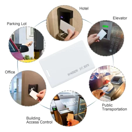 125kHz RFID Thick Card (VISID‑EM, Printed Serial)