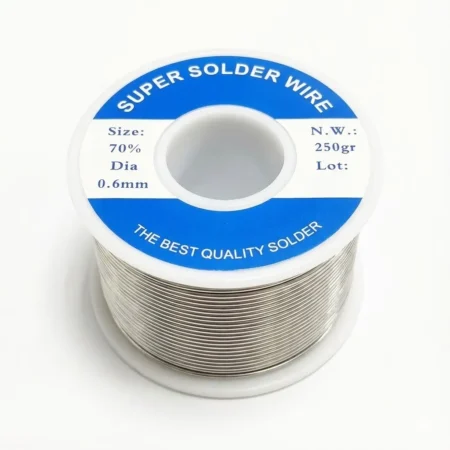 Super Solder Wire 70/30 – 0.6mm, 250g Spool (Made in Taiwan)