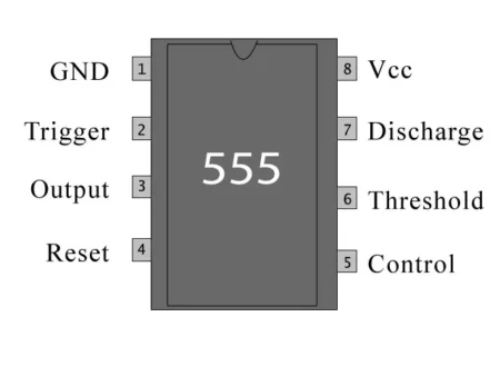 STMicroelectronics NE555N Precision Timer — DIP‑8 (Through‑Hole)