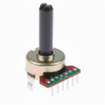 Dual-Gang Rotary Potentiometer 50 kΩ (B503) 6 Pins 20 mm Plastic Shaft