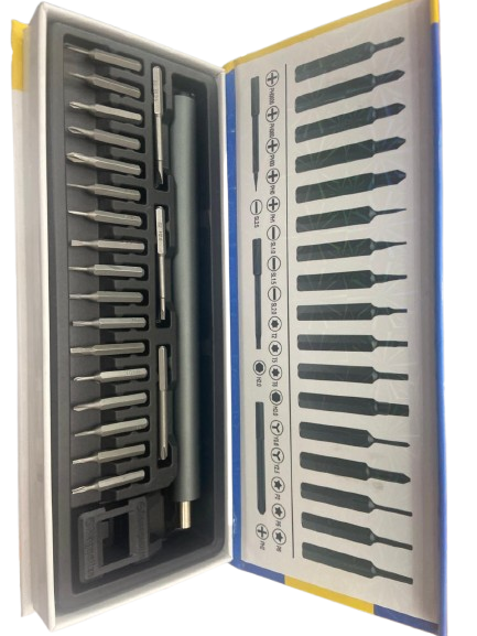 Rechargeable Cordless Electric Screwdriver – 20-Bit Precision Set