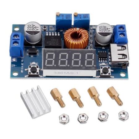 XL4015 Step-Down Converter 5A (Buck) with USB & Digital Voltmeter