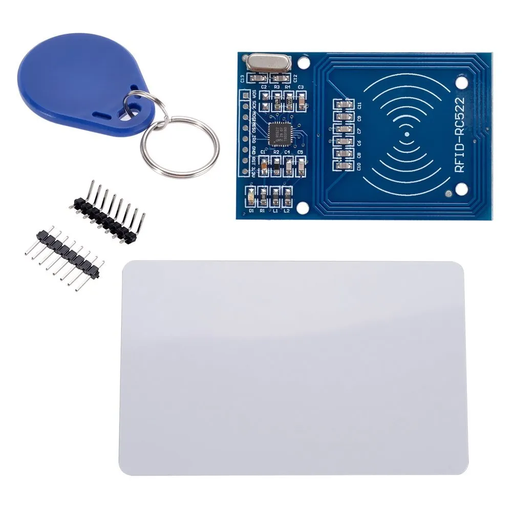 Modulo Lettore/Scrittore RFID RC522 - 13.56 MHz, Interfaccia SPI, Per Scheda IC E Sensori - Generico