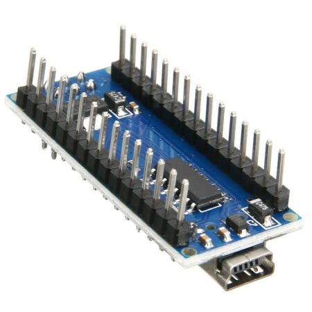 Arduino Nano CH340 – Soldered Pins Mini USB ATmega328P Board