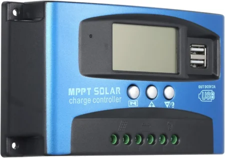 MPPT Solar Charger Controller 40A 12V/24V — Dual USB 5V/2A