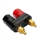 Dual 4mm Banana Binding Post Speaker Terminal Red & Black
