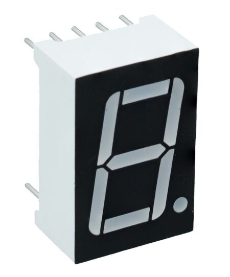 0.5" One-Digit 7-Segment Display – Common Cathode LED Module