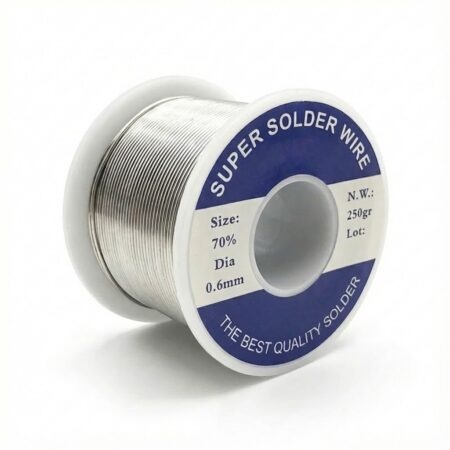 Super Solder Wire 70/30 – 0.6mm, 250g Spool (Made in Taiwan)