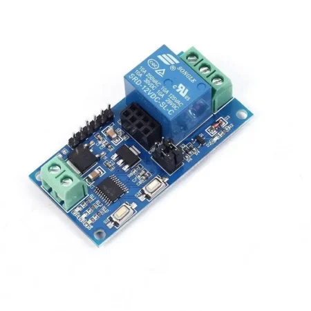 5V 1-Channel WiFi Relay Board (V2, without ESP8266) – ESP-01 Socket, SPDT