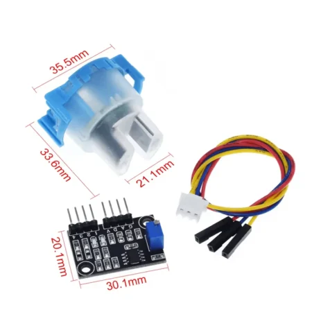 Turbidity Sensor with Board Module — 5V, Analog & Digital Outputs, Probe + Cable 
