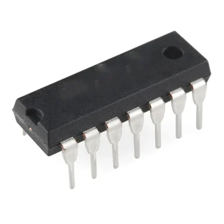 IC 4077 Quad 2-Input Exclusive-NOR (XNOR) Gate – CMOS 4000 DIP-14