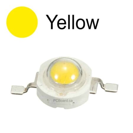 1 W Yellow SMD LED 2pin – High Brightness Chip Light