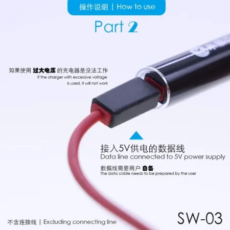Mijing SW-03 Rosin Atomizer Mainboard Short Circuit Detector Pen