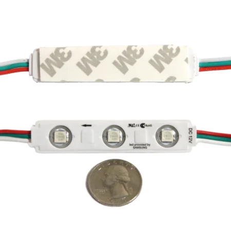 WS2811 Addressable RGB LED Module DC 12V – 3LED Waterproof Pixel Light
