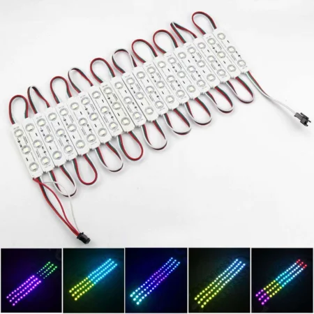 WS2811 Addressable RGB LED Module DC 12V – 3LED Waterproof Pixel Light