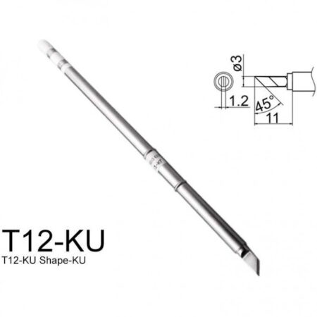 T12-KU MR Soldering Tip – Knife Blade for T12 Stations