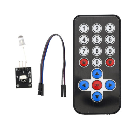 HX1838 IR Remote Control Kit with Receiver and Remote