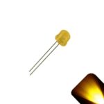 4.8 mm Yellow LED – Diffused Lens, Standard Through-Hole