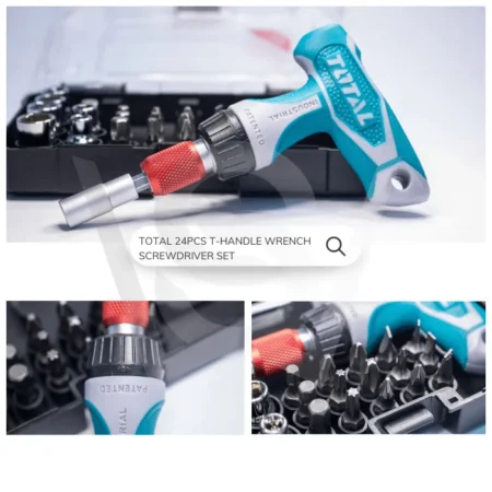 TOTAL 31 Pcs T Handle Wrench Screwdriver Set (TACSD30316 )