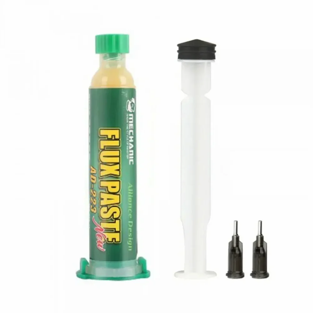 MECHANIC AD‑223 Flux Paste 10ml (Syringe Kit with Applicator & Tips)