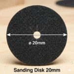 Black Sanding Disc 20mm – 1pc (Silicon Carbide, Wet/Dry)