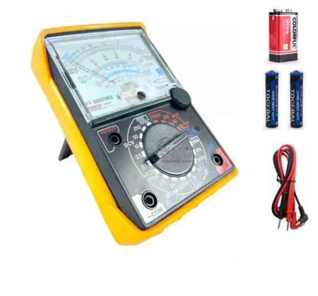 YX-3600TREB Analog Multimeter (Fuse & Diode Protection, Continuity Buzzer)