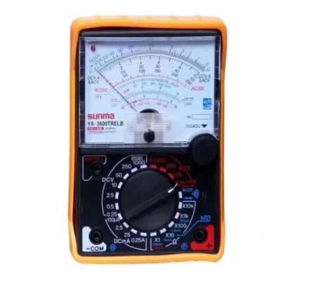 YX-3600TREB Analog Multimeter (Fuse & Diode Protection, Continuity Buzzer)