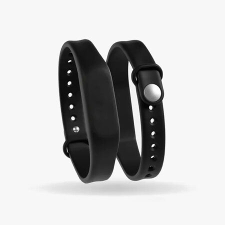 NFC Wristband Rubber Black, 13.56MHz NTAG213 (ISO/IEC 14443 Type A)