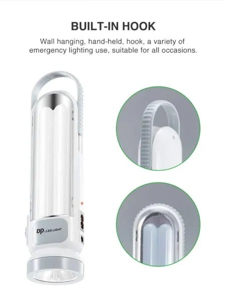 LED Light Rechargeable Portable DP-7102B Emergency Light