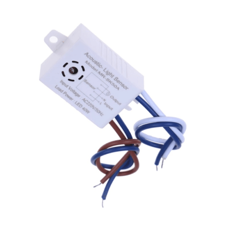 220AC Acoustic-Light Sensor Switch Module Auto On Off Light Smart Switch For Corridor Bath Warehouse Staircase