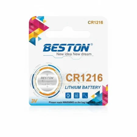 BESTON CR1216 3V Lithium Coin Cell — Single Battery (1 pc)
