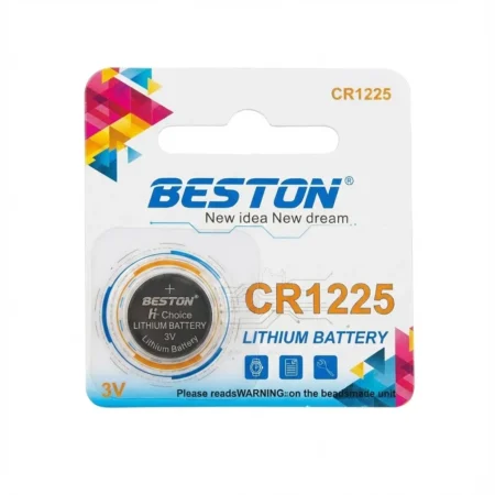 Beston CR1225 3V Lithium Coin Cell Battery 48mAh — Single Piece