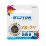 Beston CR1220 Battery 3V Lithium Coin — 1 Piece for Watches & Key Fobs