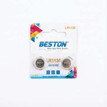 BESTON LR1130 / AG10 / 389 Alkaline Button Battery 1.5V — 2 Pcs Pack