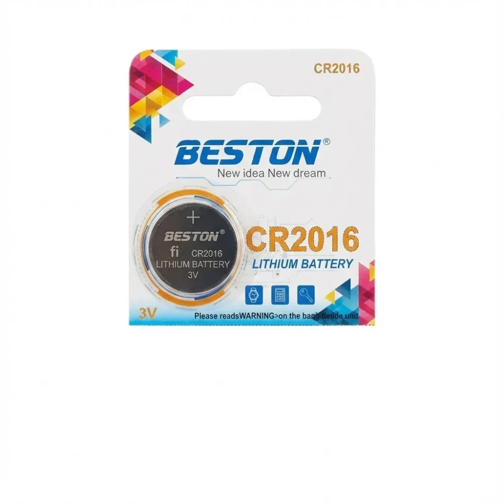 BESTON CR2016 3V Lithium Coin Cell — Single Battery (1 pc)