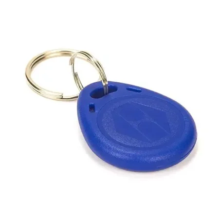 125kHz RFID Key Fob – Blank (No Printed ID) – Blue 35×28×4mm – Rewritable